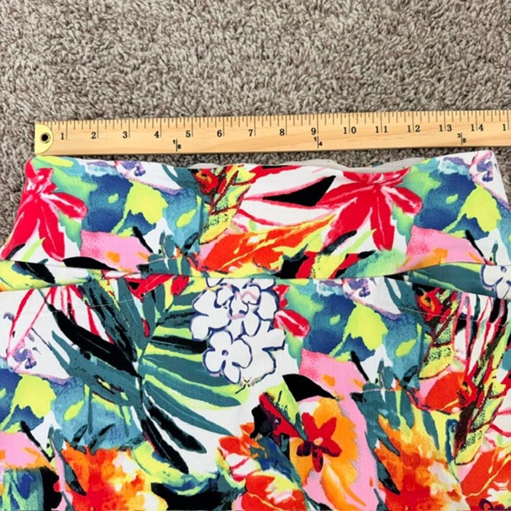 Swing Control Skort Golf Women 8 Tropical Floral Colorful Tummy Control Athletic - Picture 4 of 10